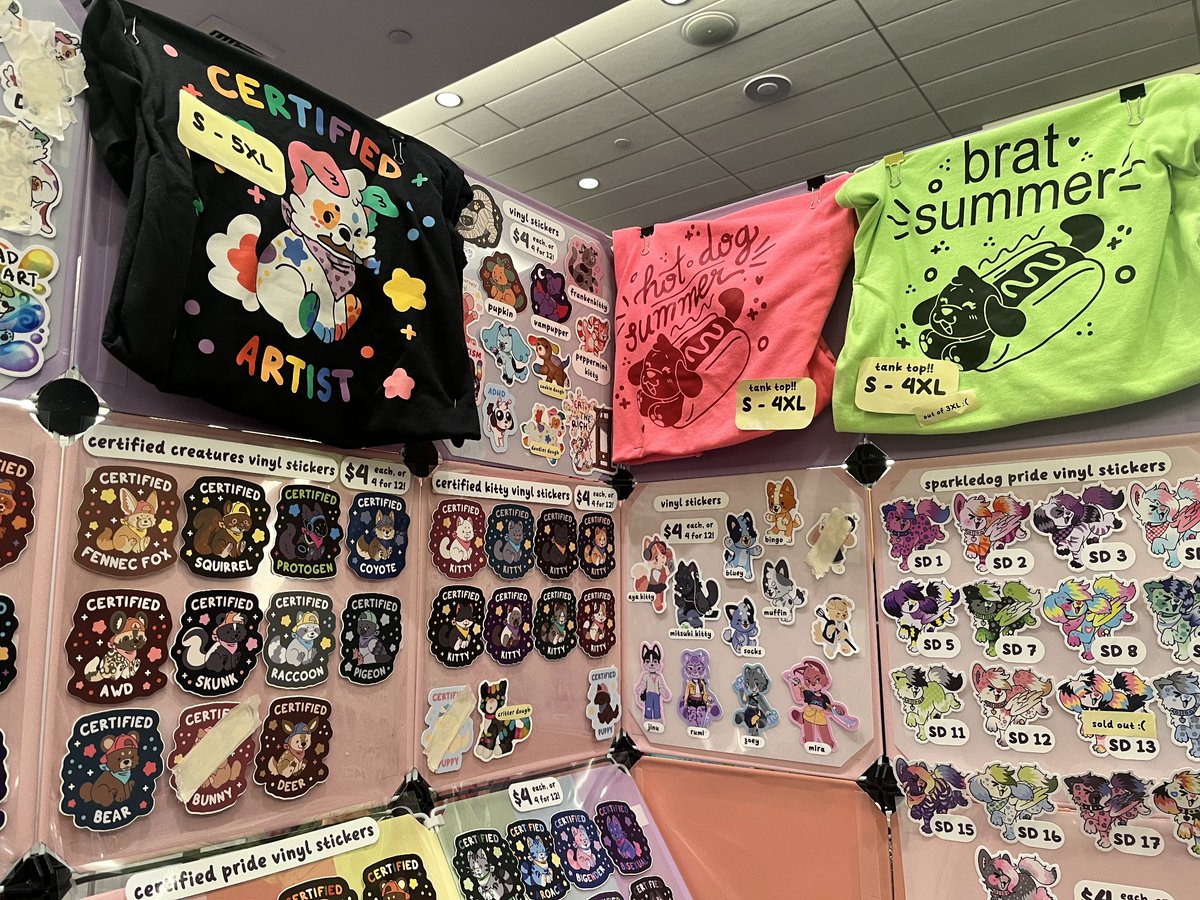 hannimatior's tweet photo. remembered my bestie Ronnie took a few photos at furlandia of my setup which. guys you'll never believe this I forgot all of my connectors so it's held together entirely with borrowed ones and zip ties https://t.co/zP9en3yDYS