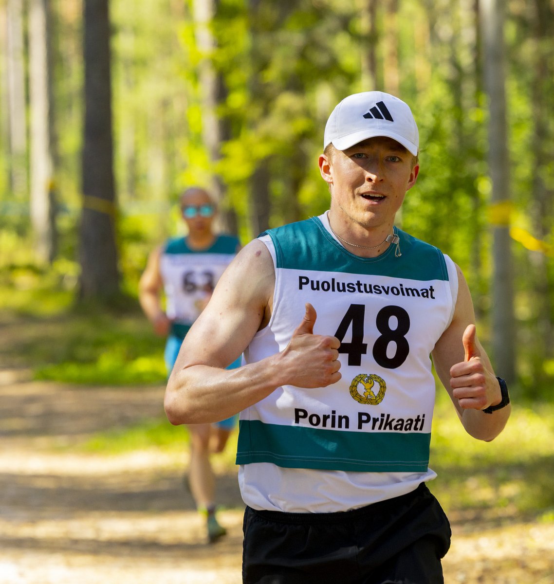 PorinPR's tweet photo. Sotilas-5-ottelun ja maastojuoksun SM-kilpailut päätökseen 🏆

Kolme kilpailupäivää täynnä kovatasoisia suorituksia ja monipuolisia lajeja. Mukana oli kilpailijoita kaikista puolustushaaroista sekä Rajavartiolaitoksesta. 

Tulokset: https://t.co/s1DW57xEGU https://t.co/q3ielUPkmK