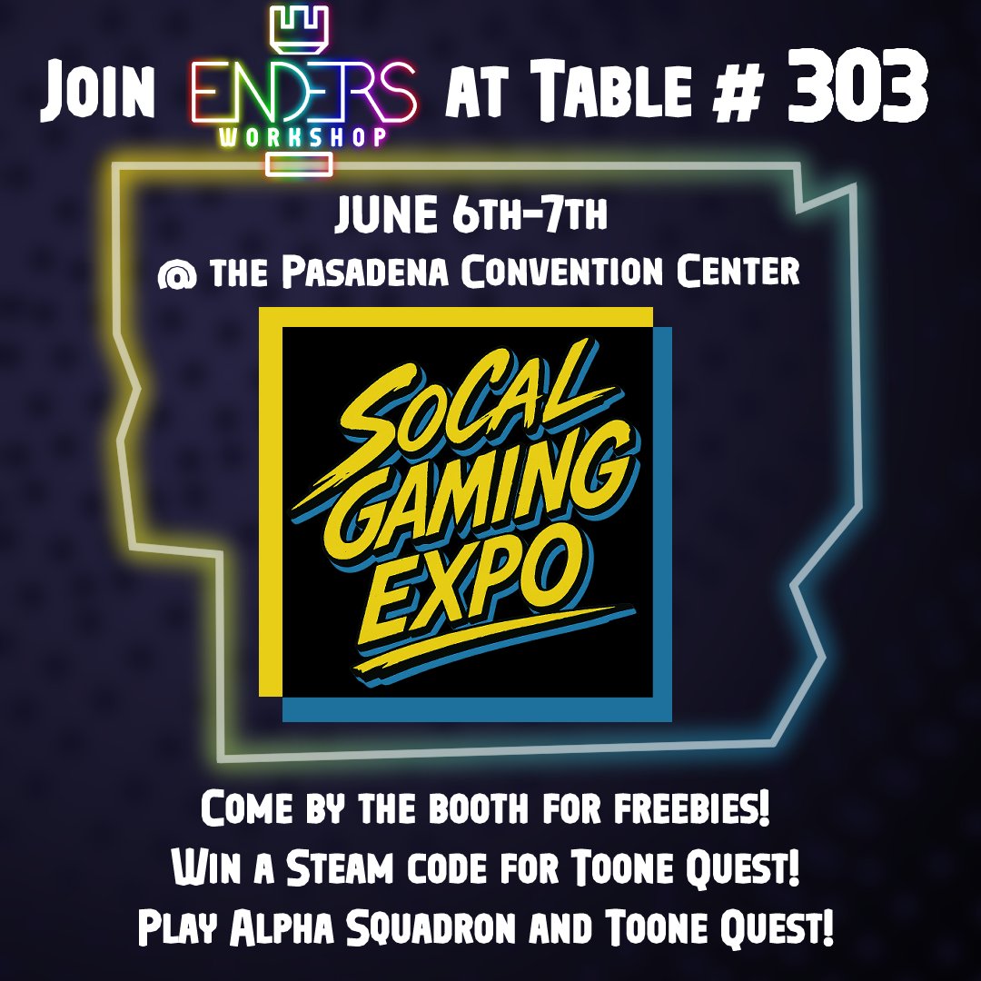 VoodooChief's tweet photo. Visit us in Pasadena at the #SocalGamingExpo this weekend (6-7 June, 26) We are in Booth 303, Come say Hi and see our latest game #TooneQuest and chat with us about Indie game dev. We would love to see ya there! FREE Demo of TooneQuest https://t.co/HGc8prGN4N #wishlistwednesday https://t.co/YslCyQgKmN