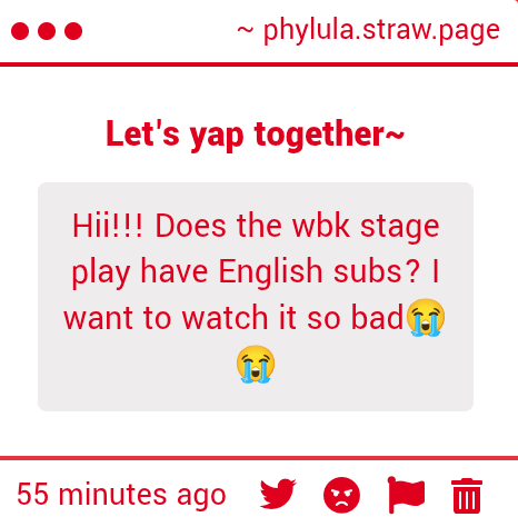 phylula's tweet photo. Hiii!!!! Unfortunately it doesn't have english subtitles😔 but if you're familiar with the dialogues from anime you might still understand what's going on! Tho there's nothing we can do for the songs🫠 https://t.co/9REIWAtI0q