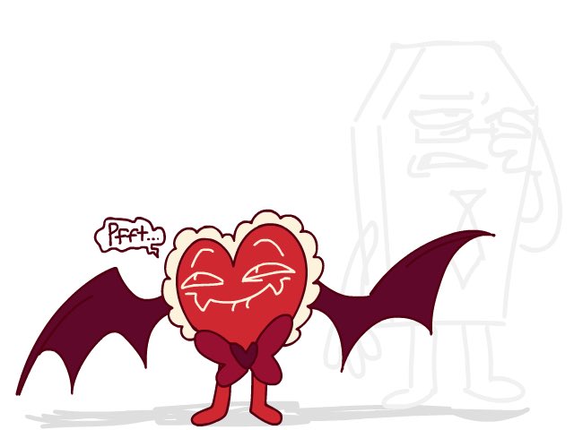 goopytomfoolery's tweet photo. @freaky_blade BWAHAHAHA I did have this as a concept once but gave up on it-
It was called “love sucks”
And the two hosts were the representation of the “good” and “bad” of relationships. https://t.co/XBMU9yoqpm