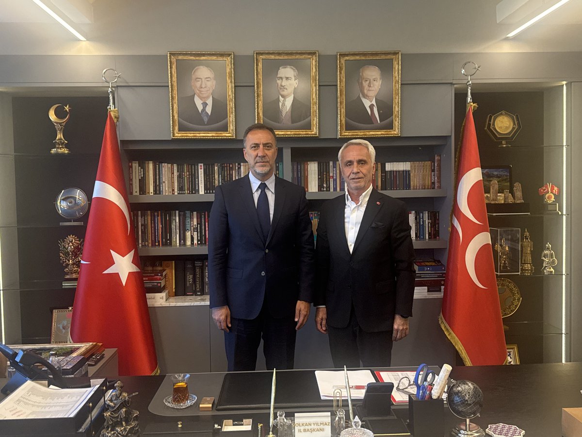 Fuat_Kulacoglu's tweet photo. Kıymetli MHP İl Bşk nı Sayın Volkan Yılmaz beyfendiyi makamında ziyaret ederek hayırlı muvaffakiyetler diledim https://t.co/AkxhxnPbSY