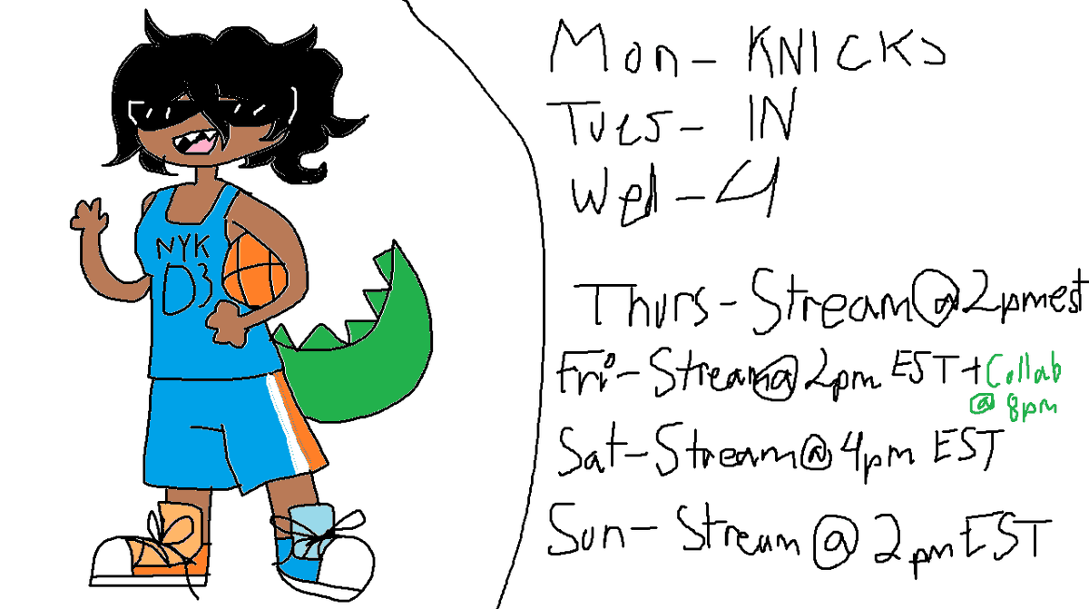 BubbieGatorVT's tweet photo. WEEK OF 06/01-06/07
==
VERY SCUFF SCHEDULE BUT I'LL BE BACK TO STREAMING ON THURSDAY!!