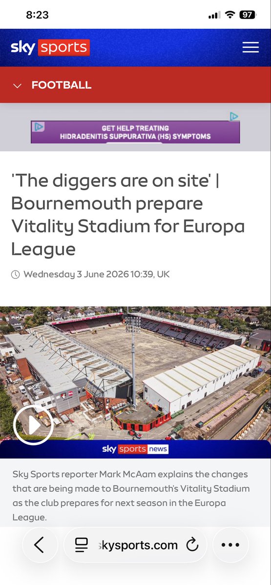 studioantiques's tweet photo. Our Pitch has now been Dug up and Shipped to Liverpool 🚜🚚🚚🚚🍒 (if there’s any left, I should like to get some, Pots of the sacred turf. Should be on sale in the Club shop.🍒 https://t.co/XYEQKpWbif