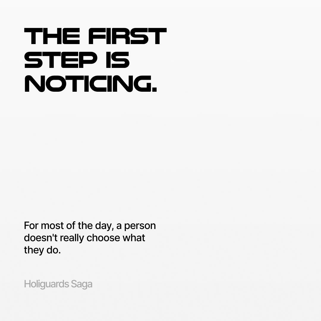 holiguards_'s tweet photo. The “of course” arrives before the question is even finished.

A small thing, easy to miss. Someone is mid-sentence, and the agreement is already on its way out of the mouth — quick, automatic, almost polite.

Most afternoons quietly disappear into dozens of moments like this. By evening, what looked like a full day of choosing turns out to have been mostly agreement, reached without ever really being conscious.

Sometimes noticing even one of those moments is enough to realize how much of the day was steering itself.