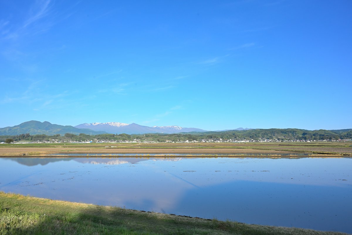 usukkey's tweet photo. 水辺の風景
七ヶ宿湖　水を張った田んぼ　松ケ峰　阿賀野川
#写真撮ってる人と繋がりたい
#ファインダー越しの私の世界
#キリトリセカイ
#東京カメラ部
#tokyocameraclub
#photo_travelers
#nikoncreaters
#nikon
#anatabi
#z6Ⅲ
#nature
#landscape
#jp_bikei https://t.co/qgQHly0uWJ