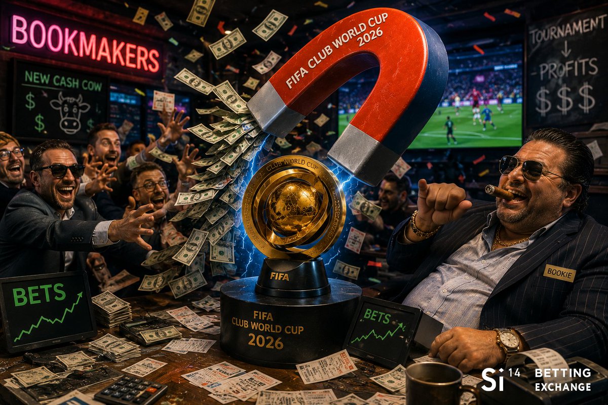 Si14LLC's tweet photo. #FIFA Club Competitions Continue #Driving Betting Growth

#EURO2026 June 2026 sees growing interest in international club #football competitions, attracting both fans and #betting operators.

📊 #Key developments:

— more high-profile international #matches;
— hundreds of additional betting #markets;
— increased focus on #player and match statistics.

📈 Why it matters:

Traditionally, summer meant lower betting activity. #New international #tournaments are helping sportsbooks maintain year-round #liquidity.

💡 #Key trend:

The industry is #moving toward a 12-month betting cycle.

📢 More about us:
🔹 Si14 Betting Exchange: https://t.co/mr9au825Df
🔹 Si14 IPO: https://t.co/wjksFyBhBD
🔹 Facebook: https://t.co/fBpPXFTqNB
🔹 Twitter: https://t.co/KT1ylWBsht
🔹 Mail: info@si14.bet