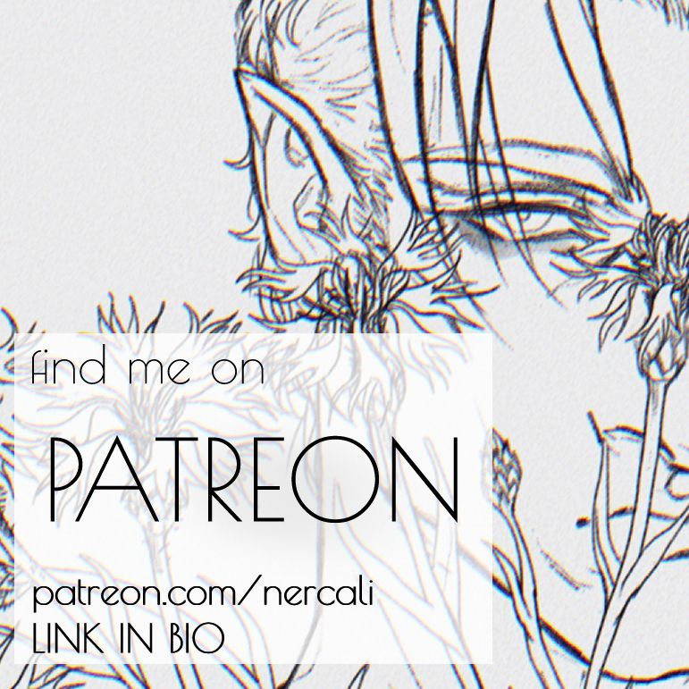 nercali's tweet photo. Preview of another early access piece:

🔗  https://t.co/ZxNVgvjcXg 

What you will receive as my patron:
✨ exclusive sketches and WIPs
✨ early access to finished art (high res)
✨ timelapses, art polls
✨ spicy art
✨ discounted sketch commission - limited slots! https://t.co/aQ8XRQyl6S