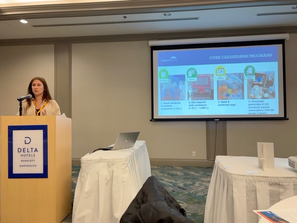 Cleanfarms's tweet photo. Cleanfarms will be giving a presentation this Thursday about Agricultural Plastics Waste Diversion in the Maritimes at the @SWANA Tech Summit in Dartmouth, NS. Looking forward to connecting and exchanging practical approaches to agricultural plastics recycling and diversion ♻️ https://t.co/QPmk9D4nky