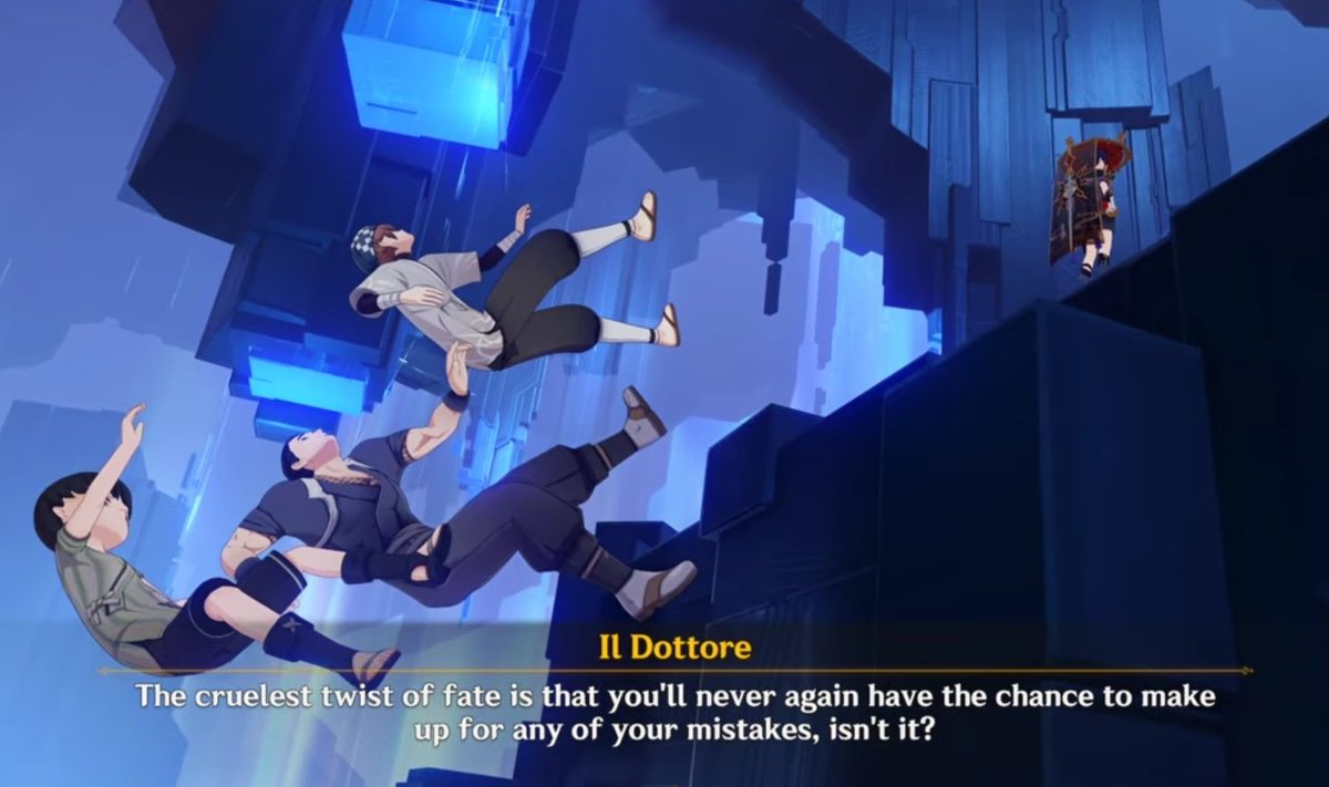 raidenfamilytwt's tweet photo. I could make a thread about things I'm grateful for Song of the Welkin Moon as a Scara lover (no particular order)

1) Balladeer and Tatarasuna family flashbacks that toyed with my sanity.

2) CANON SCARAMEOW!!!!!!

3) His hea- I mean, his core 🩵🤲 https://t.co/XADo6FfdPS
