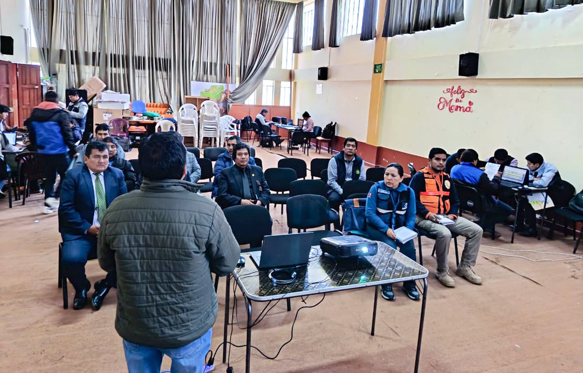 CENEPRED's tweet photo. 📍Apurímac I Se brindó asistencia técnica al Equipo Técnico de la Dirección Regional de Agricultura para la implementación de la gestión prospectiva y correctiva en el marco del Programa Presupuestal 0068.

👉 https://t.co/Sx26jqdiaL
¡Prevención realizada, población asegurada! https://t.co/0Th9oEwwA1