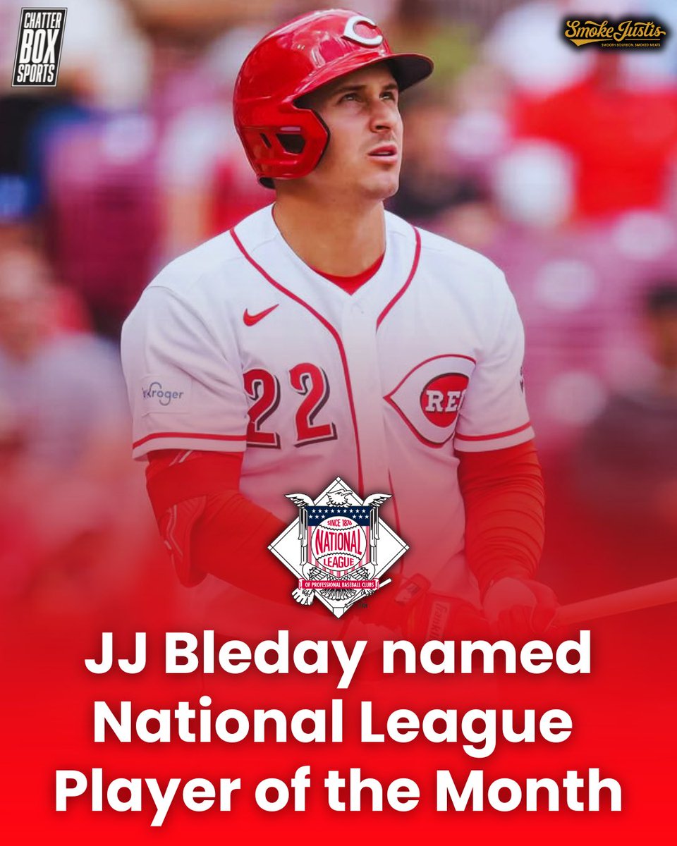 CBoxSports's tweet photo. JJ Bleday has been named the NL Player of the Month!

In the month of May, Bleday slashed .301/.387/.631 for a 1.018 OPS and hit 8 home runs! https://t.co/5zEBQscyfs