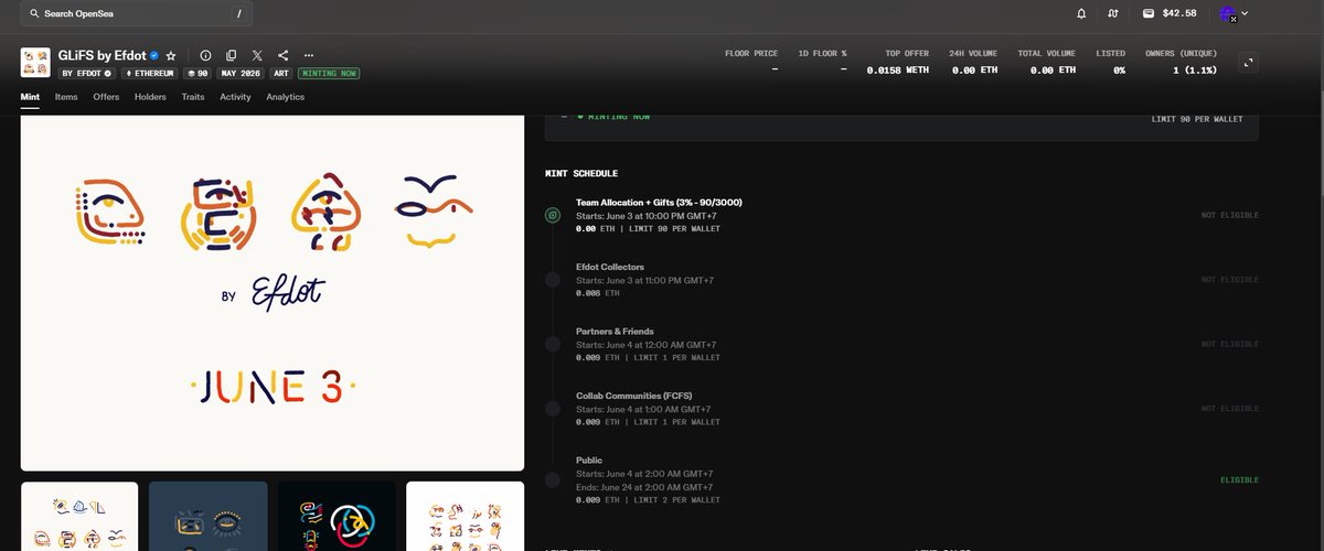 LaunchDid's tweet photo. @EfdotStudio @opensea @TransientLabs check wl sir ??
0x0993ae103a059d2b7f887fd92ce262a3e2faeeab https://t.co/kvAFfTCcYr