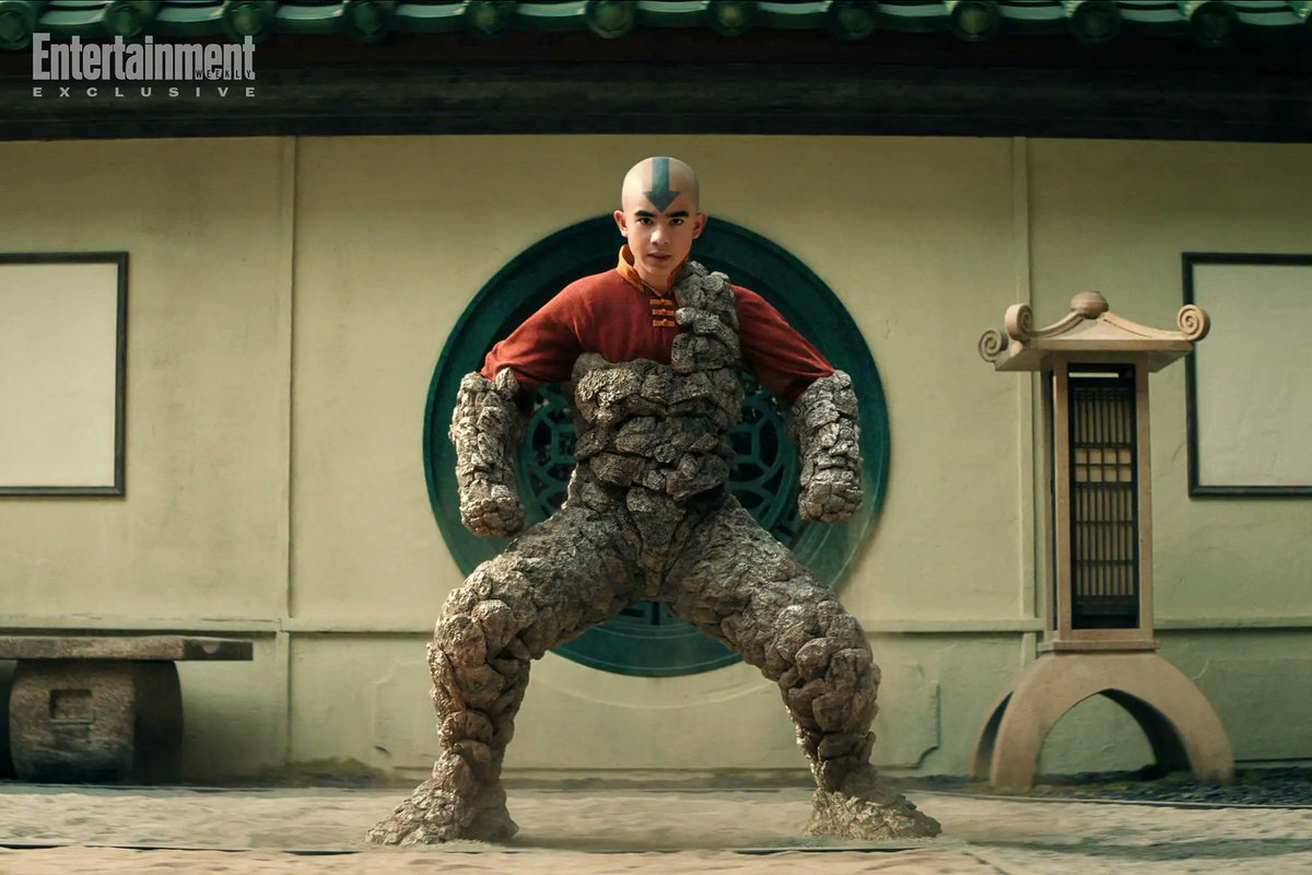 legadoavatar's tweet photo. ¡Nuevos vistazos a Aang entrenando con Toph en la Temporada 2 de #AvatarNetflix!

V��a @EW https://t.co/PgQRp3evPg
