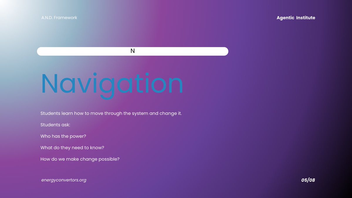 ConvertorEnergy's tweet photo. 🔹 Awareness — understanding how the system actually works
🔹 Navigation — learning how to improve it 
🔹 Duty — acting on what you know

Through the Agentic Institute, students don't just share opinions. They research. They analyze. They lead. https://t.co/HUNe1A0o50