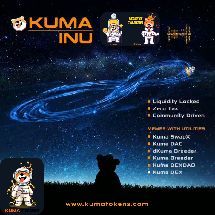 TehRealKW8's tweet photo. Kuma Inu 🐶 - a meaningful meme ecosystem

website: https://t.co/IGFfdSnjcQ https://t.co/uuqRqzmeng