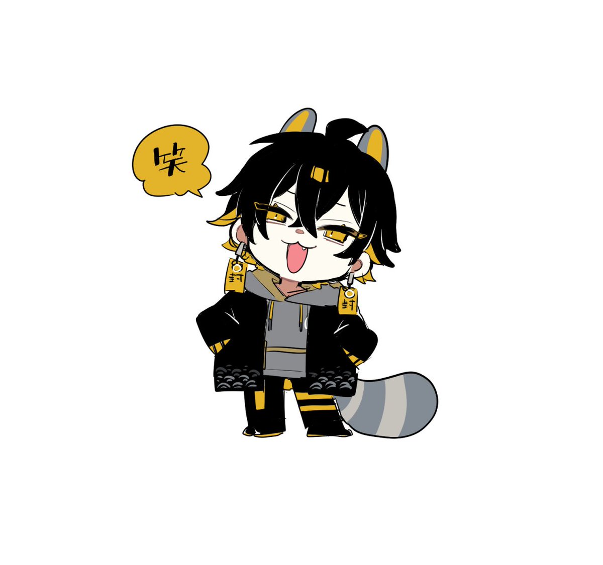 029jrr's tweet photo. ほぼ一発描き🦝 https://t.co/BxTTn7aKUs