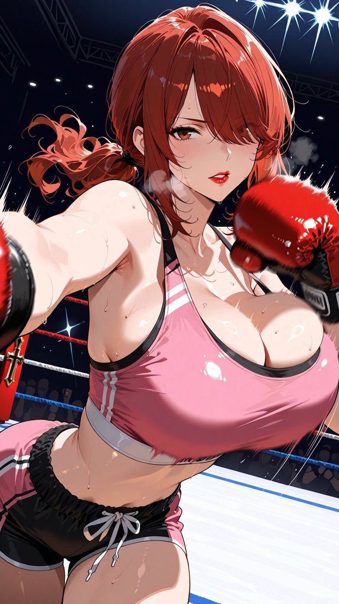 OC_cocomachi's tweet photo. ボクササイズで体を鍛える武闘派レディ✨🥊

OC：アン
#オリキャラ #ボクシング女子 #AIイラスト https://t.co/LD4NVvqamr