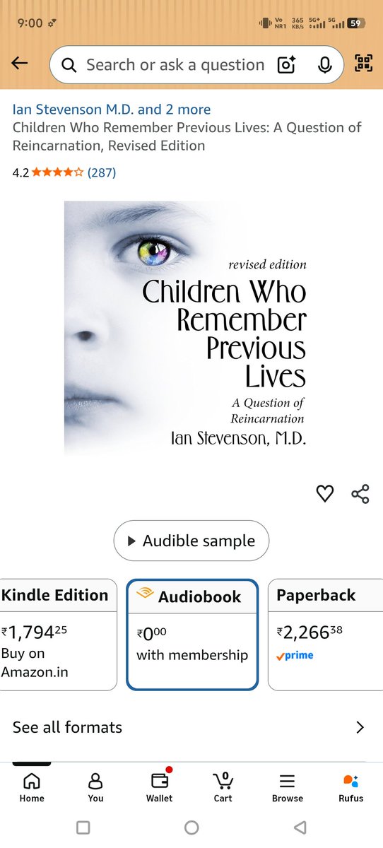 onchainsidd's tweet photo. I didn't used to believe in reincarnation.
Then I started to read this book

It has multiple proven cases of reincarnation.
The common patterns and how every person gets a different personality from childhood

What I liked here - Every life is a game, it is an opportunity to change yourself for the better

This is a must read book! Please do read this

Children who remember their previous lives by Dr. Ian Stevenson