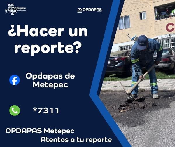 MetepecOPDAPAS's tweet photo. En una #CiudadQueFunciona estamos atentos a tu reporte.
#EstamosEnLaRuta 
@MetepecGobierno 
@FerFlores_Emp https://t.co/EXAIExrLT7