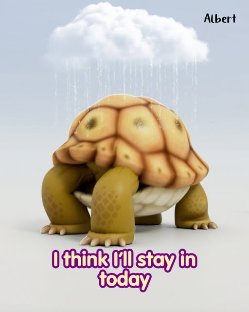 AlbertTortoise's tweet photo. Summer? Big #rain is back. In #June. #ALBERTthetortoise has a solution... Best wishes to all. https://t.co/ifzLh573KF
#RainyDays #AlbertTheTortoise #Tortoise #ParentsApproved #summer https://t.co/UPesS4DWs4