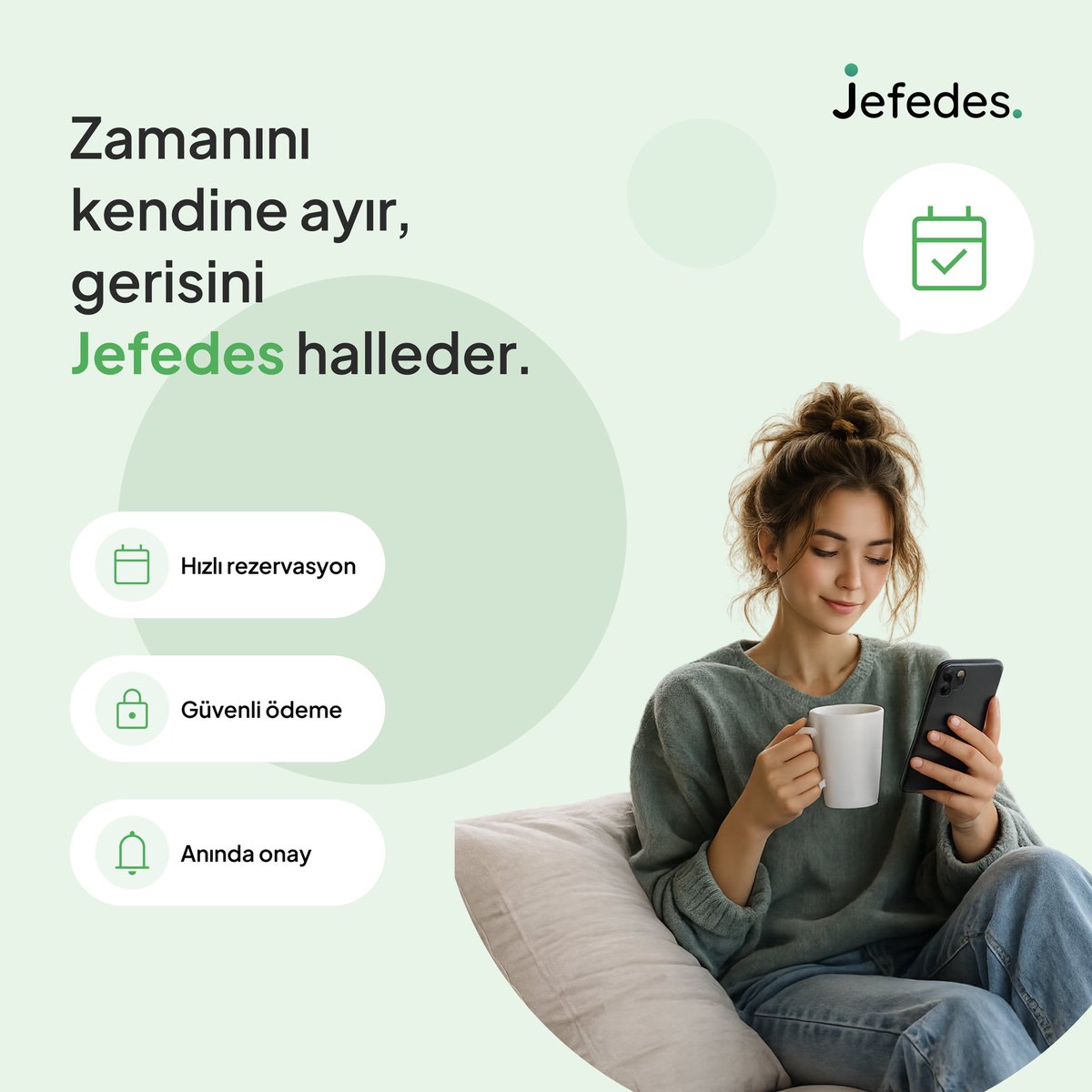 jefedescom's tweet photo. Zamanınız size kalsın, gerisini Jefedes halletsin! 🕒

Hızlı rezervasyon, güvenli ödeme ve anında onay ile plan yapmak hiç bu kadar pratik olmamıştı. Aradığınız tüm hizmetler tek uygulamada! 🚀

#Jefedes #HızlıRezervasyon #GüvenliÖdeme #ZamanYönetimi #Kolaylık #Startup https://t.co/4xVenrA5XC