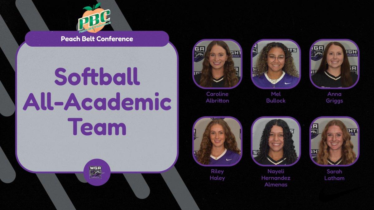 MGAKnights's tweet photo. Six Knights make PBC Softball All-Academic Team! #GoKnights #LightTheTorch https://t.co/G7kapogyIr