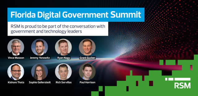 Abrams981's tweet photo. Great to see the Florida Digital Government Summit bringing together leaders focused on innovation and modernization across government. RSM US LLP looks forward to engaging and sharing perspectives. https://t.co/HjUyrmywtn https://t.co/KmpYyOsTyp