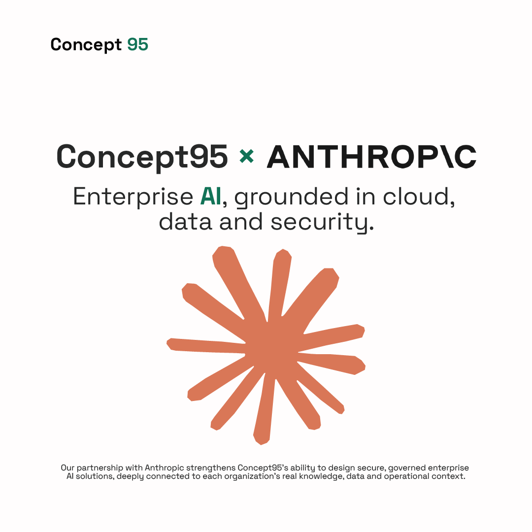 concept95LLC's tweet photo. Concept95 is now part of the Anthropic ecosystem.
This strengthens our ability to design secure, governed enterprise AI solutions, deeply connected to each organization’s real knowledge, data and operational context.
@AnthropicAI 
#AI https://t.co/b2sUu0U5Xm