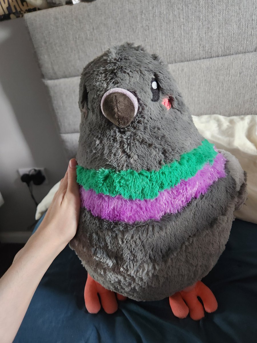ryysjournal's tweet photo. LOOK WHAT MY BOYFRIEND GOT ME AAA FATASS PIGEONI LOVE HIM SO MUCH @onyxsjournal NO ONE WILL EVER COMPARE TO MY BOYHES THE LOVF OF MY LIFE STUPID FUCKING PIGEON OH MYGODD IM GONNA CUDDLE HIM EVERY NIGHT HES SO SOFT AND WEHN I MOVE TO CANADA HE WILL BE SQUISHED BETWEEN ONYX AND ME https://t.co/5gJj1jmM7S