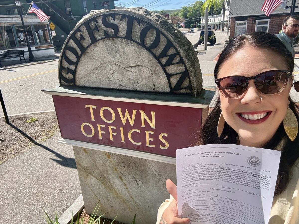 LisaMazurNH's tweet photo. I am proud to announce that I have officially filed for re-election to a 3rd term as NH State Representative for Goffstown & Weare! 

Together with this outstanding team of Republican candidates, we’re committed to fighting for lower taxes, stronger communities, school choice, public safety, and the conservative values that make New Hampshire the best, and freest, state in the nation.

New Hampshire is worth fighting for, and we’re just getting started! I humbly ask for your continued support and your vote this fall. We are ready to knock on doors, spread the message, and win big for New Hampshire! To donate to my campaign, visit https://t.co/3X0nC90kGm!