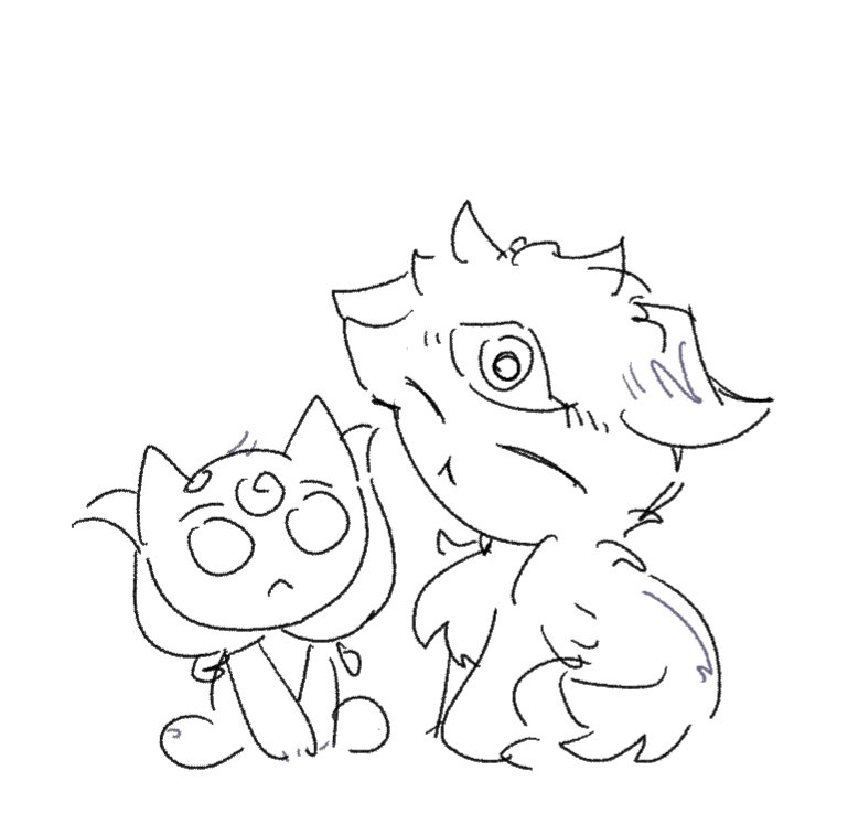 MiniNatjam's tweet photo. 뮤제닉스   #mewgenicsfanart
파랑 보라 고양이 좋아요 .................. https://t.co/tJCAm9fj9j