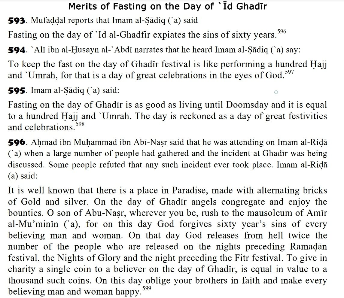 Suleiman313110's tweet photo. Benefits of Fasting on Eid e Ghadeer 🌟 
#TheGreatNews https://t.co/PskWw9M5Oc