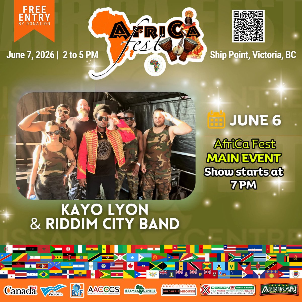 kayolyon's tweet photo. Catch us live this sat in Victoria Africa festival as we headline. You don’t want to miss this one, bring your friends and families to come and experience African magic. #2in1 ##riddimcityband ##KayonLyon ##cdkmusic #dancehallrambo AfriCa-Fest Canada
#victoriaafricafest https://t.co/No2pDkhBBK