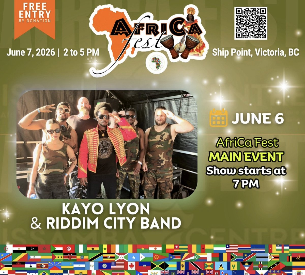 kayolyon's tweet photo. Catch us live this sat in Victoria Africa festival as we headline. You don’t want to miss this one, bring your friends and families to come and experience African magic. #2in1 ##riddimcityband ##KayonLyon ##cdkmusic #dancehallrambo AfriCa-Fest Canada
#victoriaafricafest https://t.co/No2pDkhBBK
