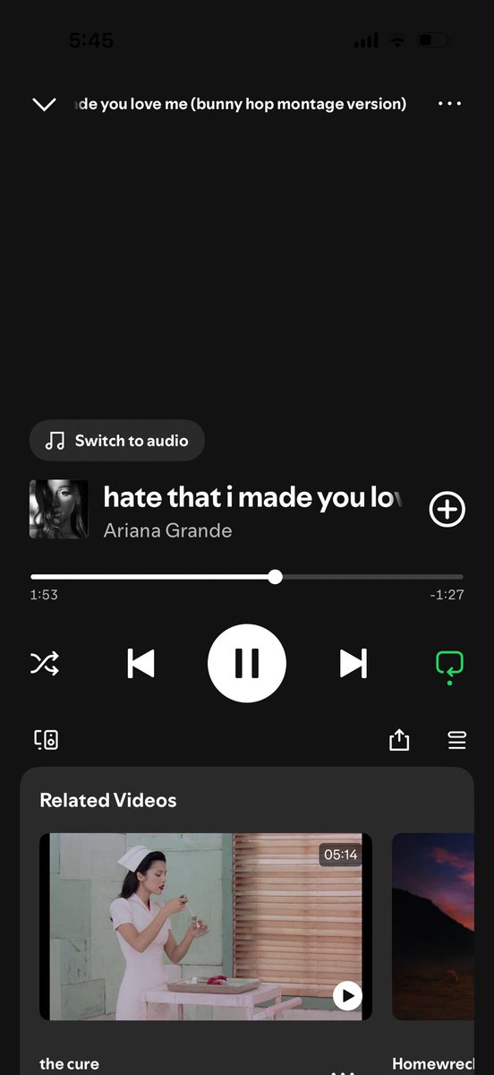 cloudedbyari's tweet photo. #spotify u better let me take screenshots of my girl https://t.co/o9m9FAJBS7