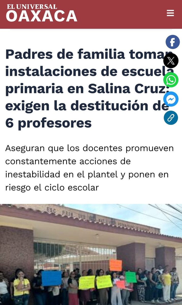 elapagondedic's tweet photo. Ojo: los malprofesores de la CNTE tienen una ventana de tiempo muy limitada para intentar su extorsión en la Ciudad de México.

Si no lo logran, los propios padres de familia en Oaxaca se van a encargar de ellos: https://t.co/6YIIG3Fm0F