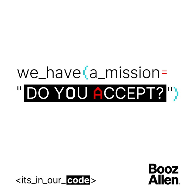 jnavaroli's tweet photo. At #BoozAllen, we’re solving the nation’s toughest challenges with precision and purpose. From cloud architecture to advanced simulations, every line of code we write drives the mission forward. Bold ideas, emerging tech, and real-world impact: https://t.co/h4maETjzKA https://t.co/dvyNC89wCp