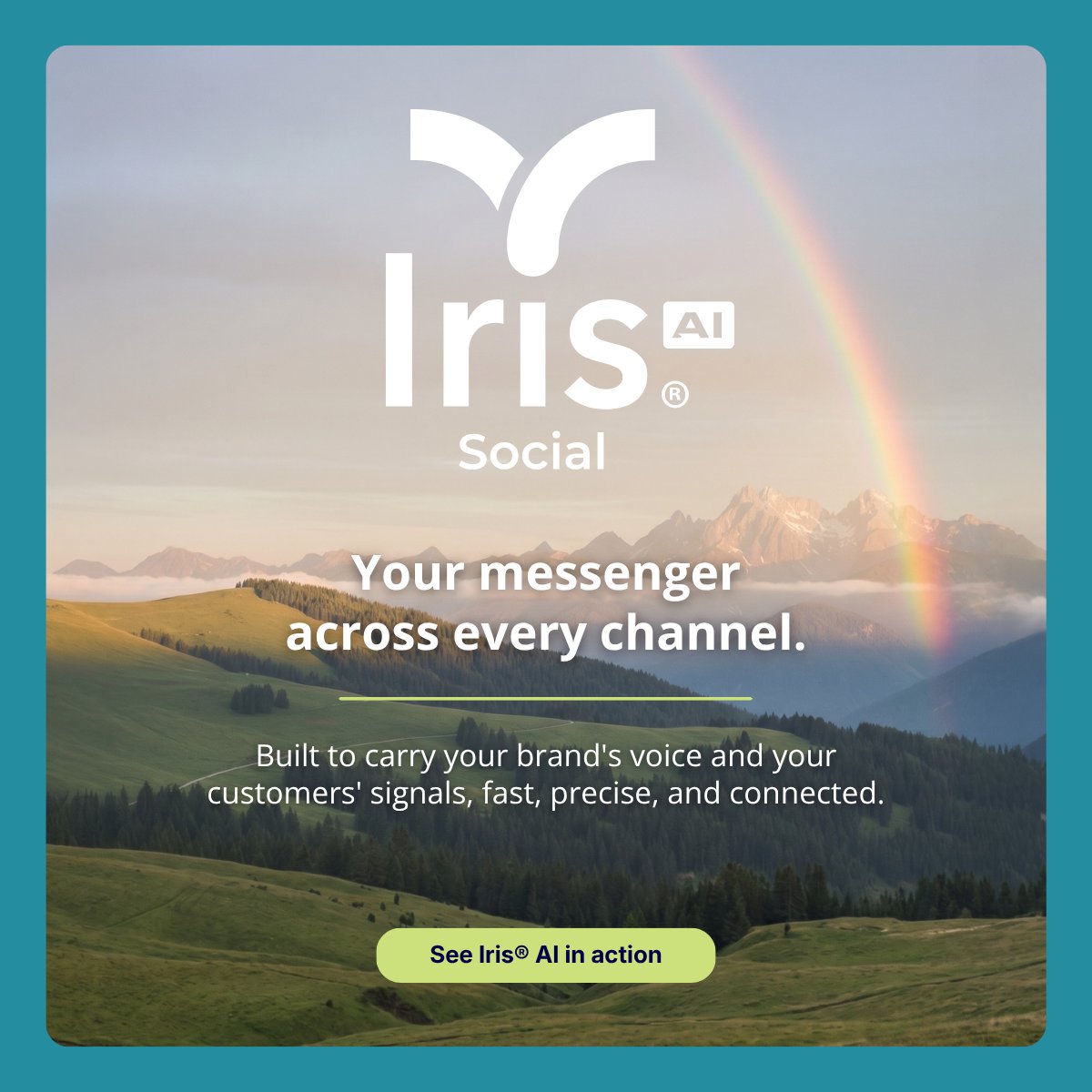 Khoros's tweet photo. Meet Iris® AI. An AI-native platform that carries your brand's voice and your customers' signals across every channel.

https://t.co/qrC2baJPb2 

#Khoros #IrisAI https://t.co/SJZef8t9BI