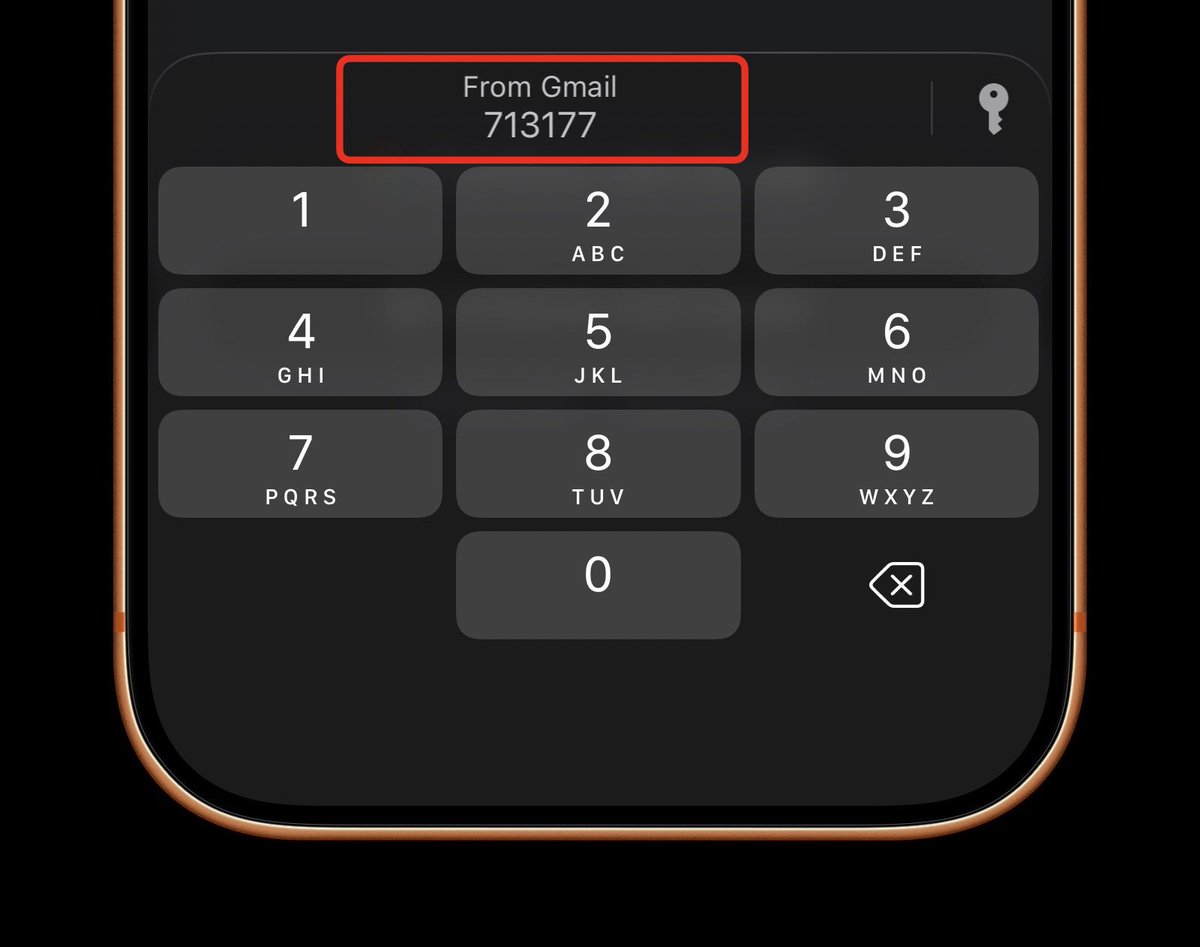 immasiddx's tweet photo. Verification code autofill for third-party apps has to be one of the best Apple features ever. https://t.co/H72UoMcNwc