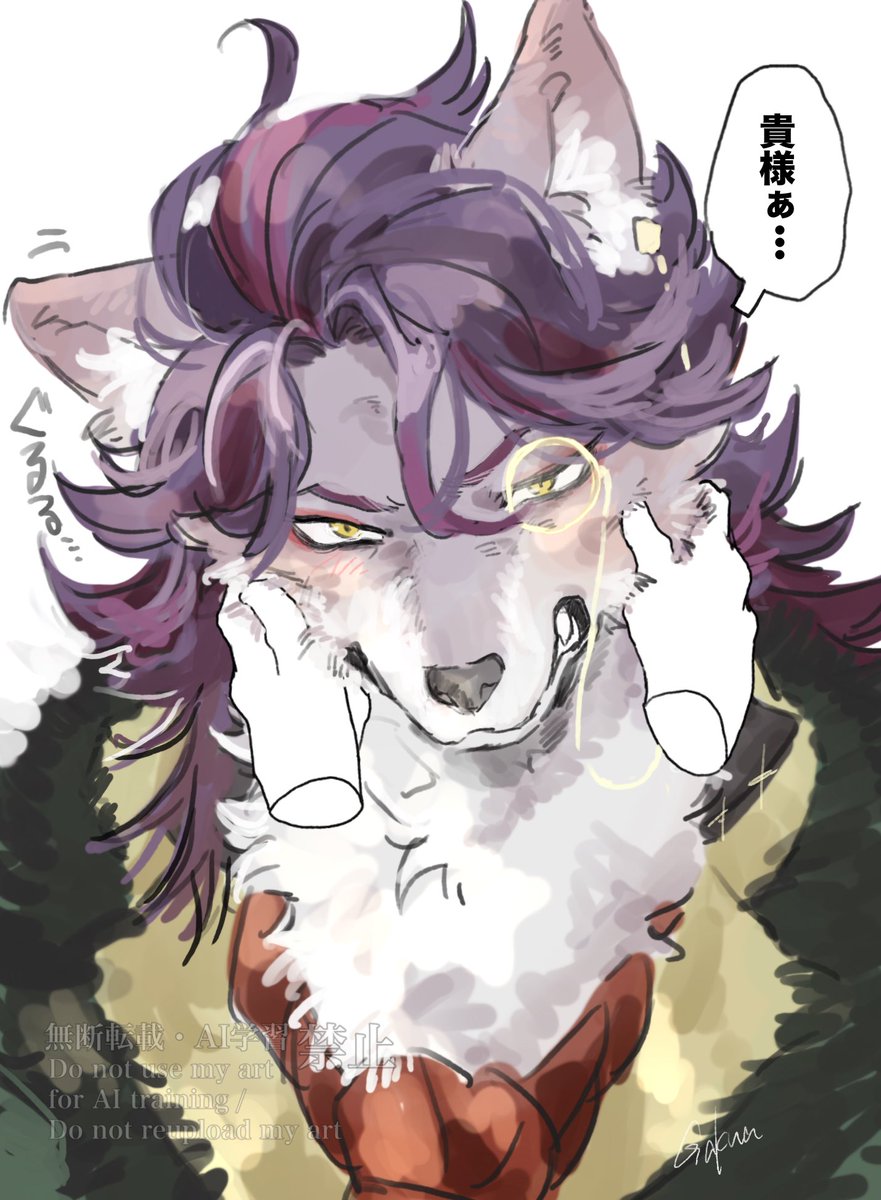 gakua_'s tweet photo. シャルル・リヒターさん撫でたい人向け絵 https://t.co/Fngc3Q7xuK