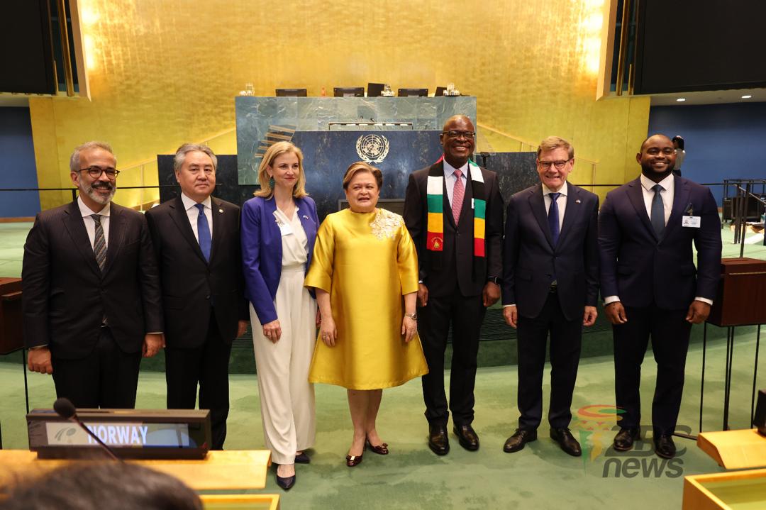 EDevelopZim's tweet photo. Zimbabwe has secured a non-permanent seat on the United Nations Security Council (UNSC) following elections held this Wednesday, marking a significant diplomatic milestone and a major boost to the country's international engagement efforts. https://t.co/r9trdJS3pZ