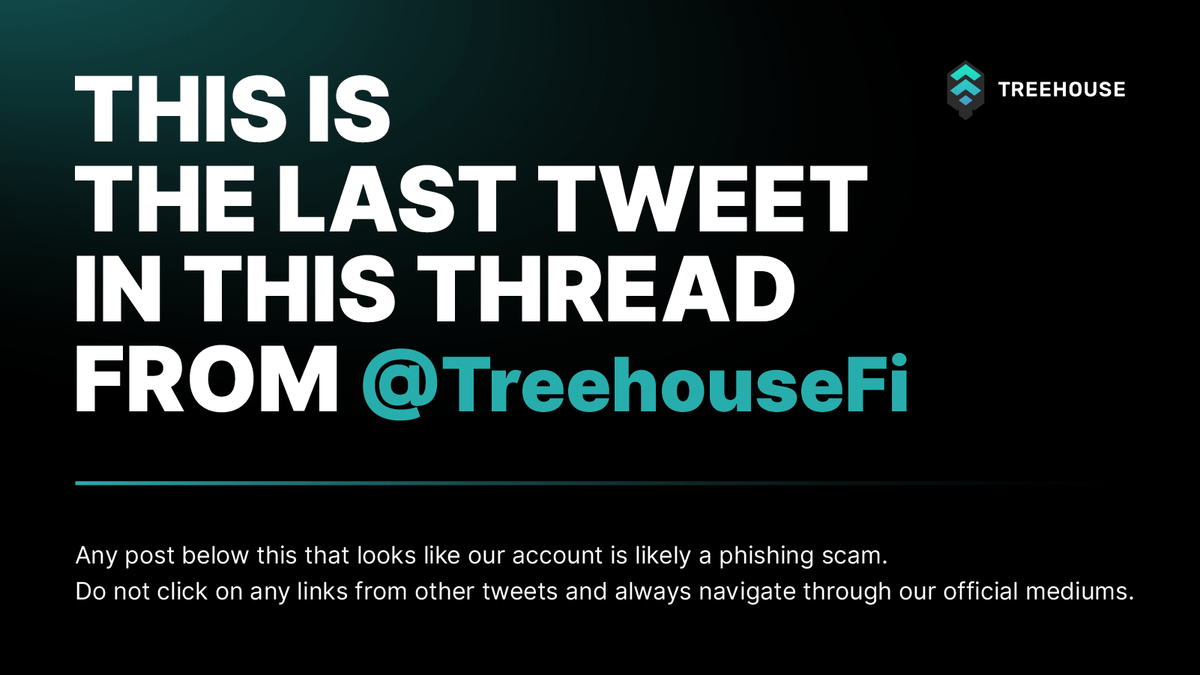 TreehouseFi's tweet photo. 🌳 Learn more about the Treehouse Protocol:

Website: https://t.co/SC5srbfA6p
dApp: https://t.co/o51PmEpKPz
DOR: https://t.co/7RGRgRCIJq

Discord: https://t.co/eZSaki6Ge3
Docs: https://t.co/CbEftkUK2w
Blogs: https://t.co/pGERNsyvaq
Book: https://t.co/YxzDelJ0JG https://t.co/XxdIP13w6I