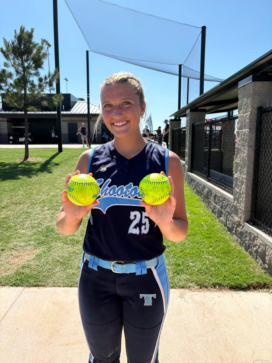 KayleeIsam's tweet photo. Finished 2nd this weekend in Triple Crown in OKC! I batted a .800 on the weekend with 16 hits in 7 games! https://t.co/eFxdYg2lH1
