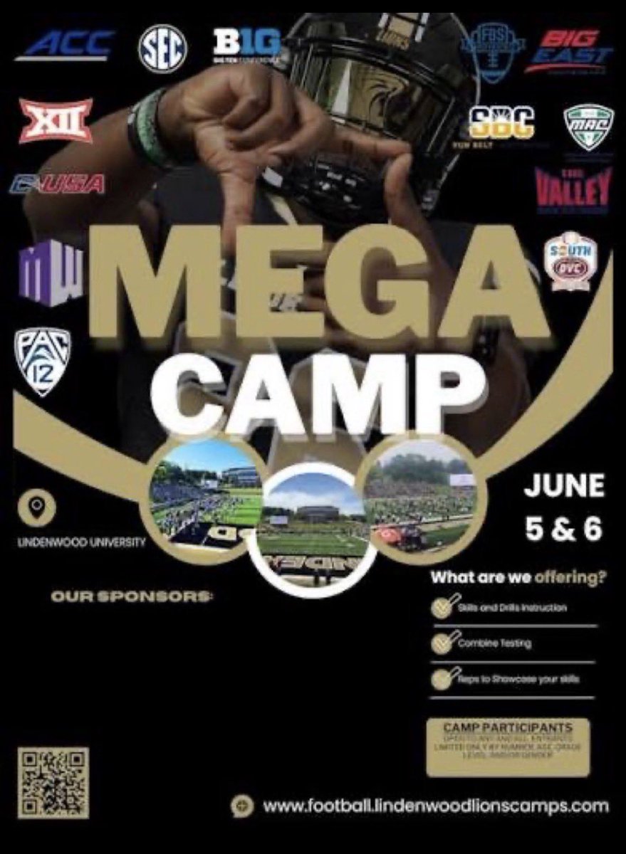 JulianMurphy0's tweet photo. I will be attending the Lindenwood Mega Camp on Friday June 5th, session 3 with the Linebackers. Excited to compete. https://t.co/VM7dM0AcqT