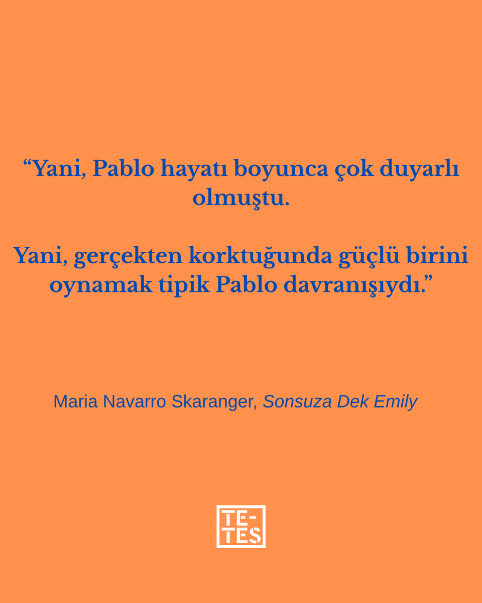 TetesKitap's tweet photo. Maria Navarro Skaranger'in kadınlığı, anneliği ve göçmenliği odağa aldığı romanı "Sonsuza Dek Emily" tüm kitabevleri ve internet satış sitelerinde. 

İncelemek için link: 
https://t.co/QzzRCk89Gd https://t.co/6BMBPzknp1