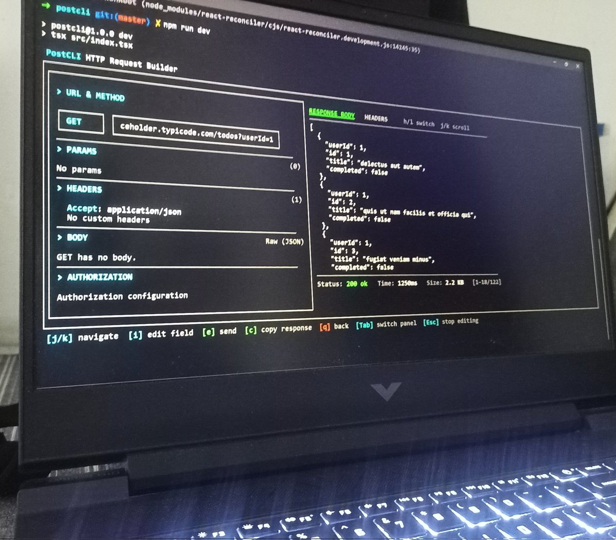 abhimanyutwts's tweet photo. Day 12:
- building the project
- a lil bit terminal ui improvements
tomorrow will try to complete, the cli UI and then we will move to backend.
#30DaysOfCode #SDE #Tech https://t.co/PONkmVX4l0