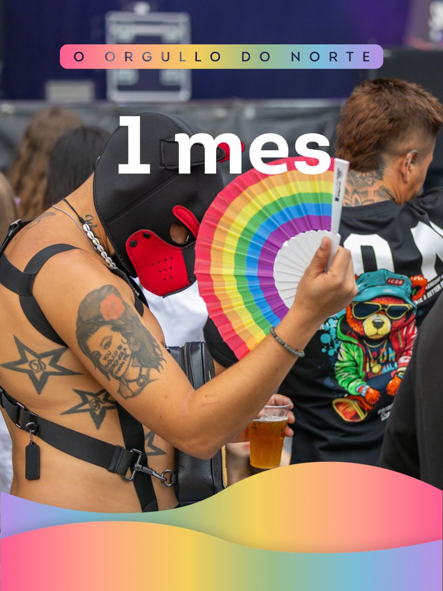 atlantic_pride's tweet photo. 🌈1 MES PARA O #ATLANTICPRIDE2026!
Faltan 30 días para volver encher A Coruña de diversidade, visibilidade, liberdade e festa.
E mentres agardamos, ¡vémonos mañá na carroza do #OrgullodoNorte de @pridetorremol!✨ 

@OrgulloCoruna #Culturadevivir #DACCultura #ConcertosdoXacobeo https://t.co/PwH0nZewGu