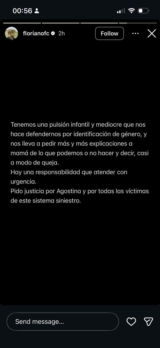 lolaetala's tweet photo. Me pareció muy atinada la reflexión que hizo Florián sobre la falta de reacción de los hombres para manifestarse en contra de la violencia machista, la comparto por acá https://t.co/OPprrljTCu