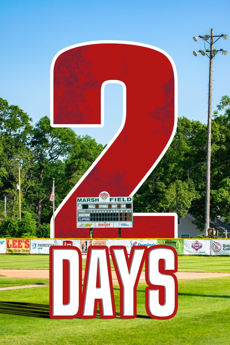 MuskegonClipper's tweet photo. 2 days till Opening Day! See you Friday, June 5th! https://t.co/r8hqJbDafM